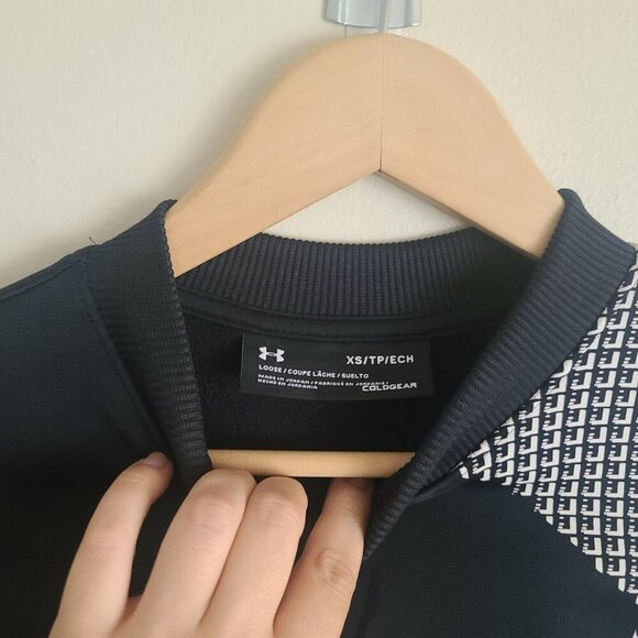 Under Armour Women's Synthetic Fleece Crew Word Mark size xs - Picture 4 of 7